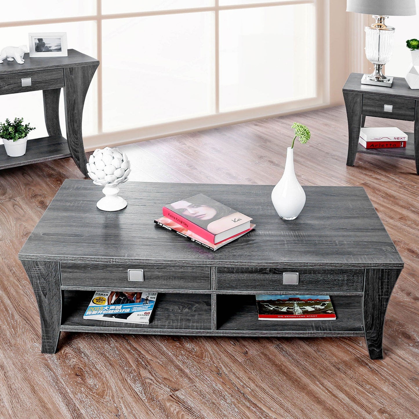 Amity Gray Coffee Table FOA East