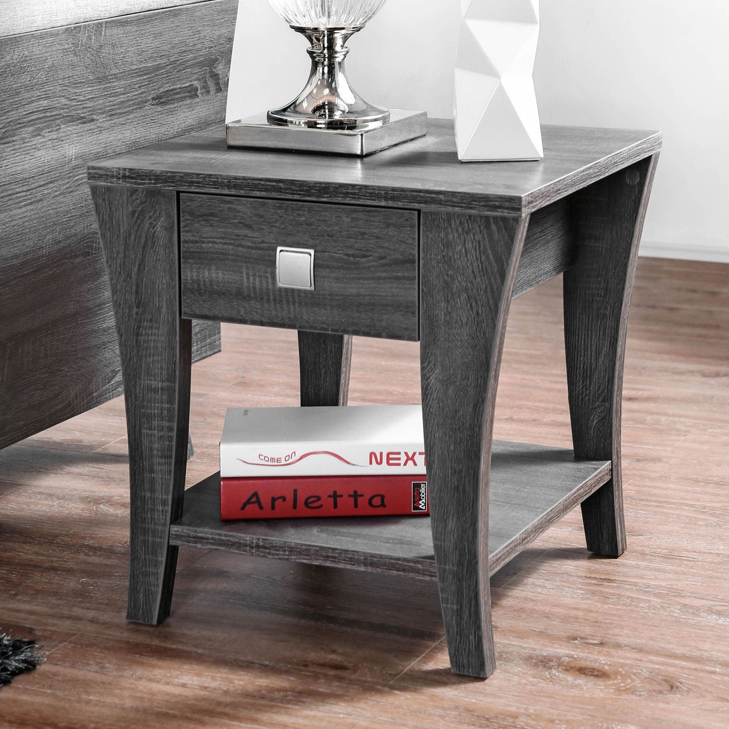 Amity Gray End Table FOA East