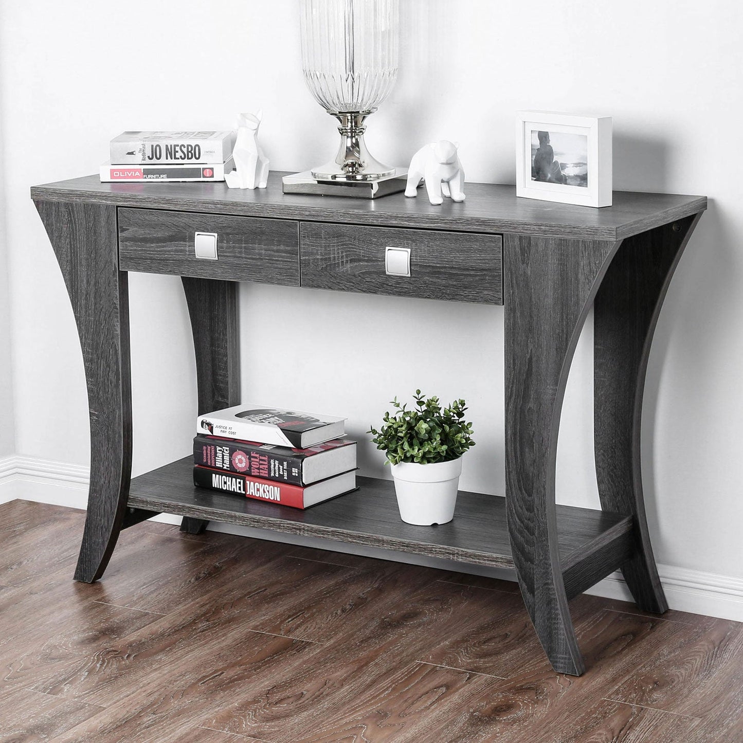 Amity Gray Sofa Table FOA East