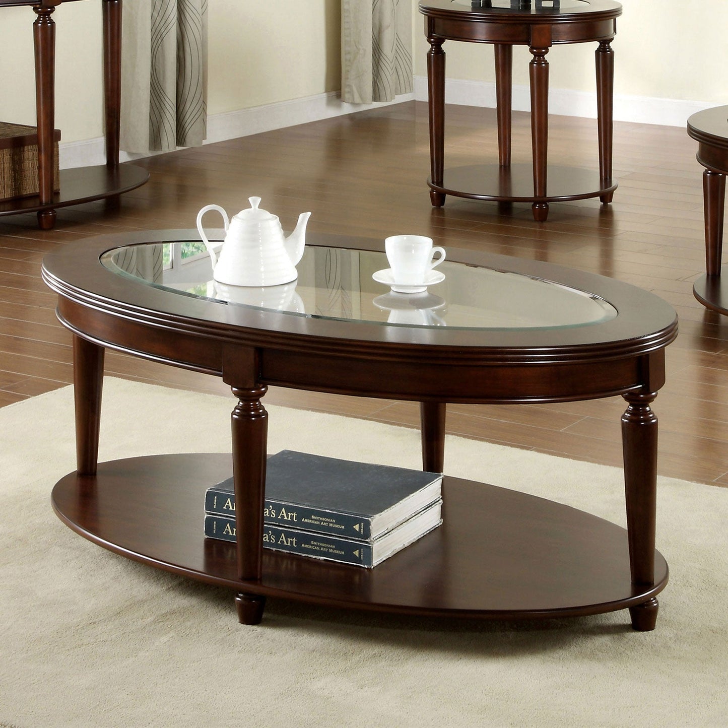 Granvia Dark Cherry Coffee Table FOA East