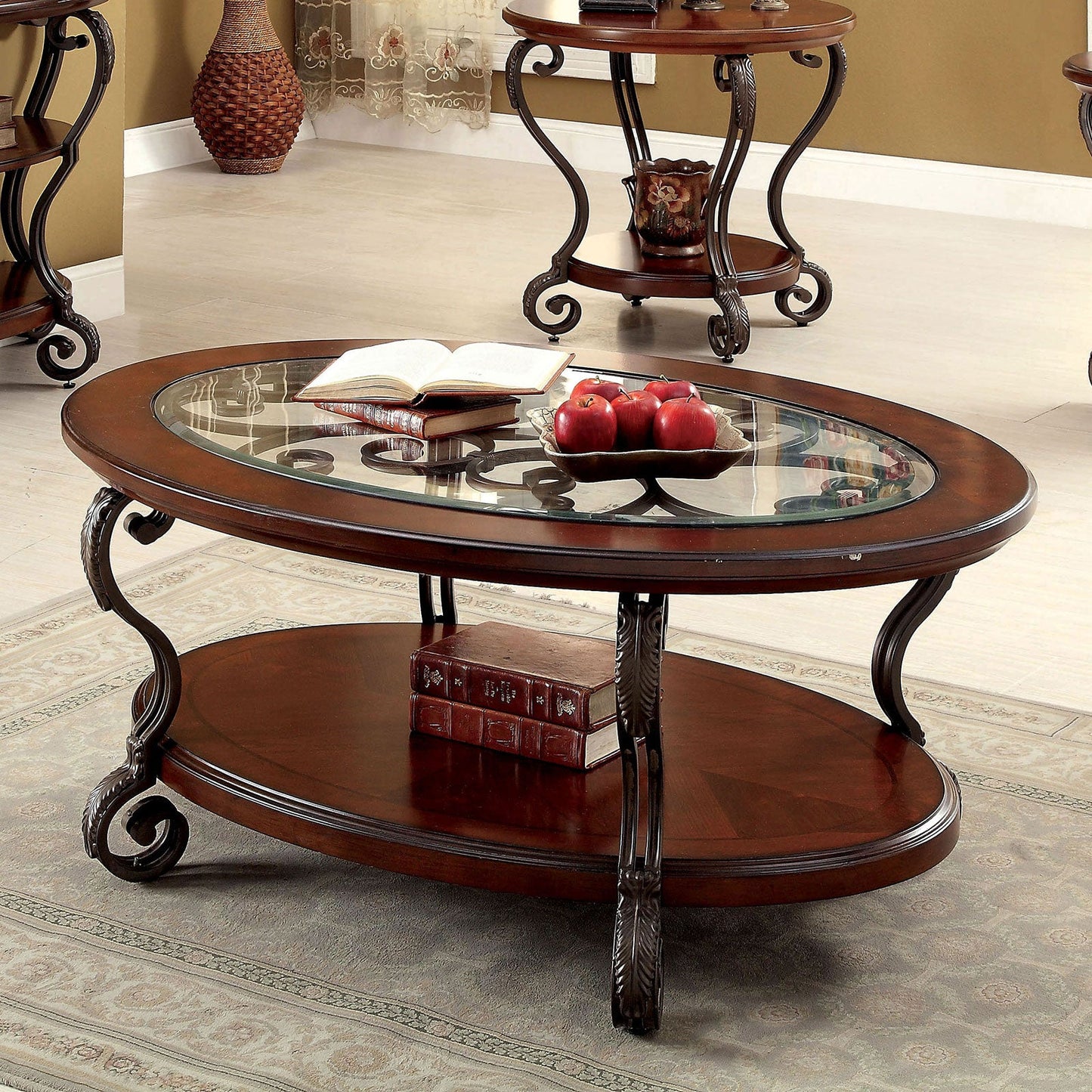 MAY Brown Cherry Coffee Table FOA East