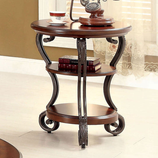 MAY Brown Cherry Side Table FOA East