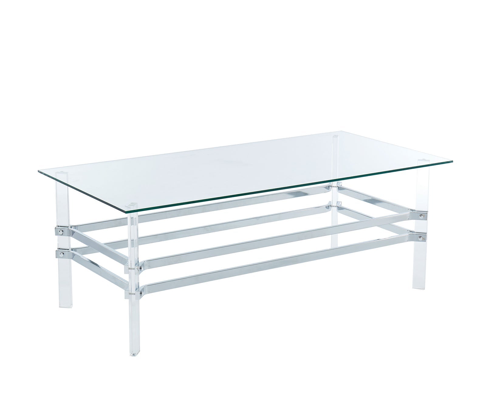 Trofa Chrome Coffee Table FOA East