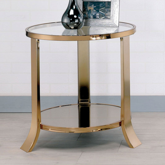 Champagne End Table FOA East