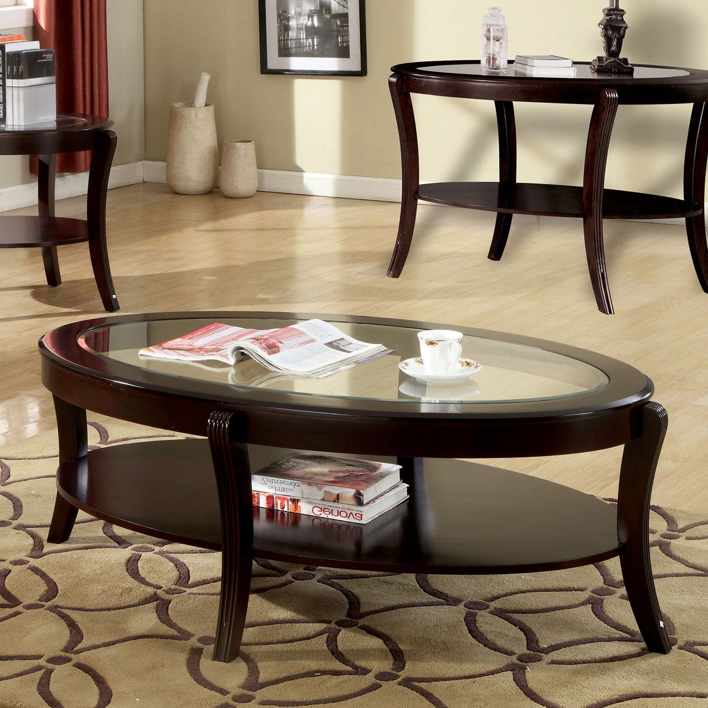 FINLEY Espresso Coffee Table FOA East