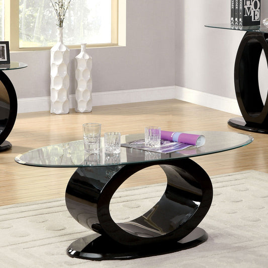 LODIA III Black Coffee Table, Black FOA East