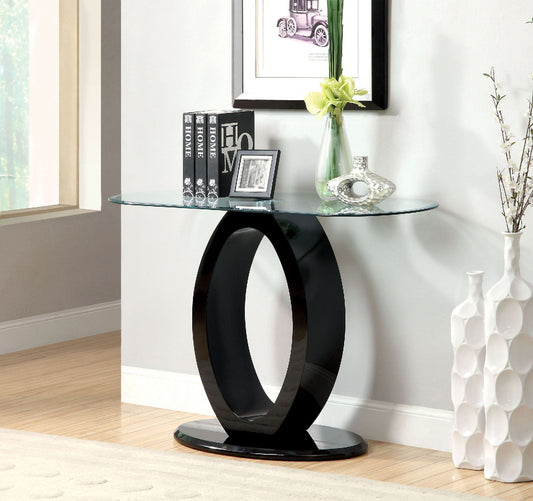 LODIA III Black Sofa Table, Black FOA East