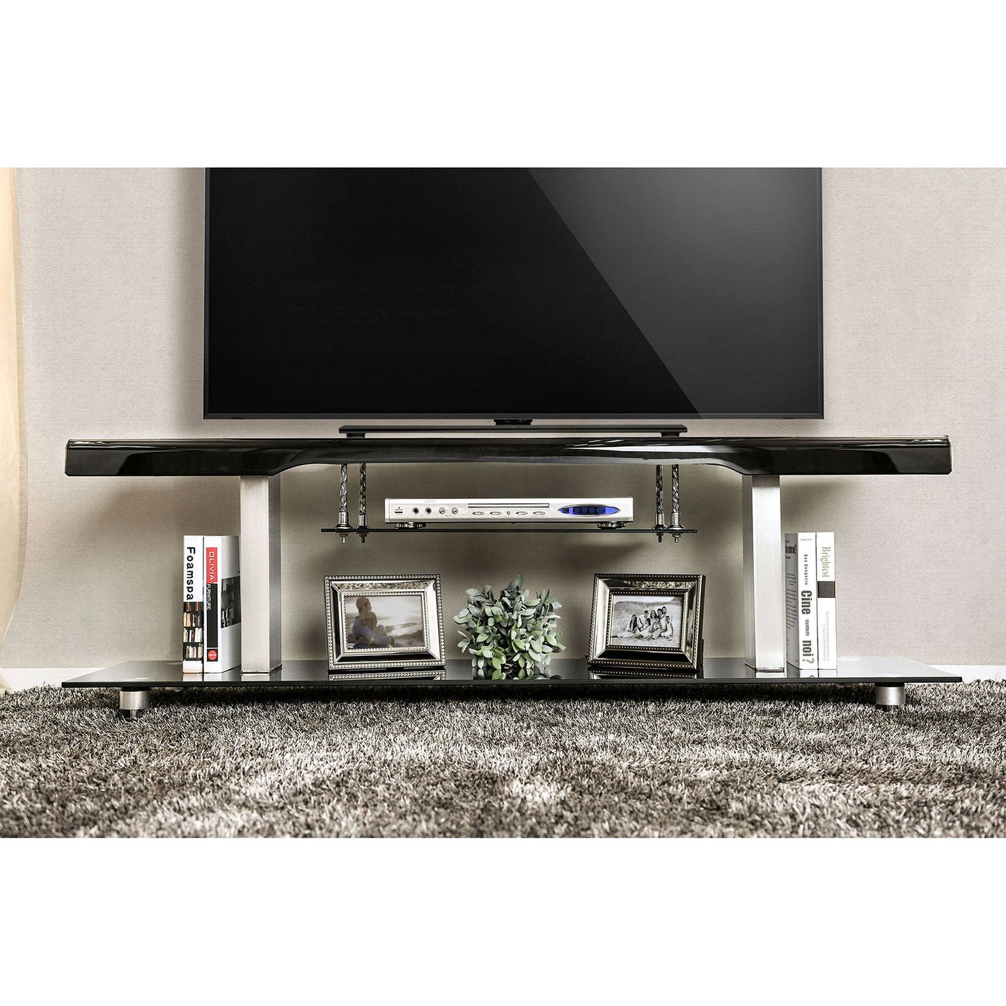 Dietrich Black 60" TV Console FOA East