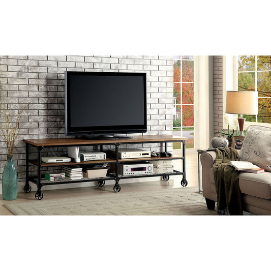 VENTURA II Medium Oak 72" TV Stand FOA East