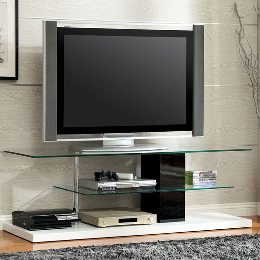 Neapoli Black/White 63" TV Console FOA East