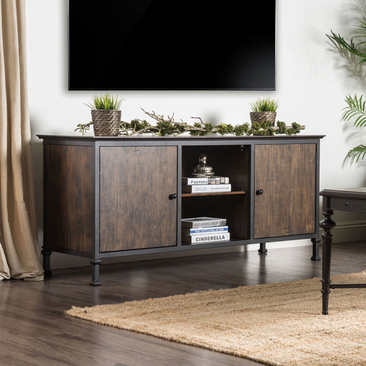 Broadland Medium Weathered Oak 60" TV Stand FOA East