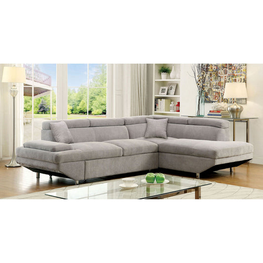 Foreman Gray Sectional, Gray FOA East