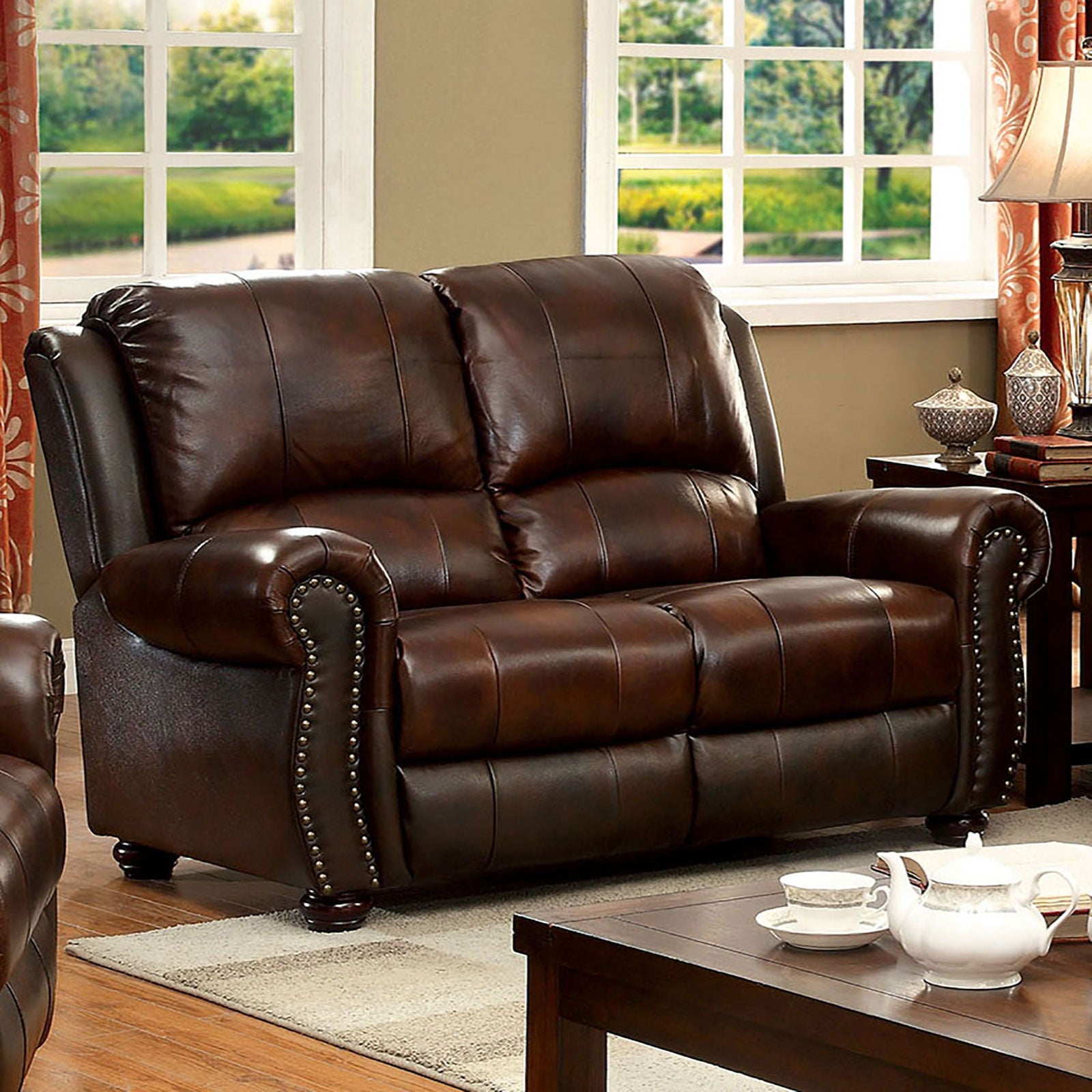 TURTON Brown Love Seat FOA East