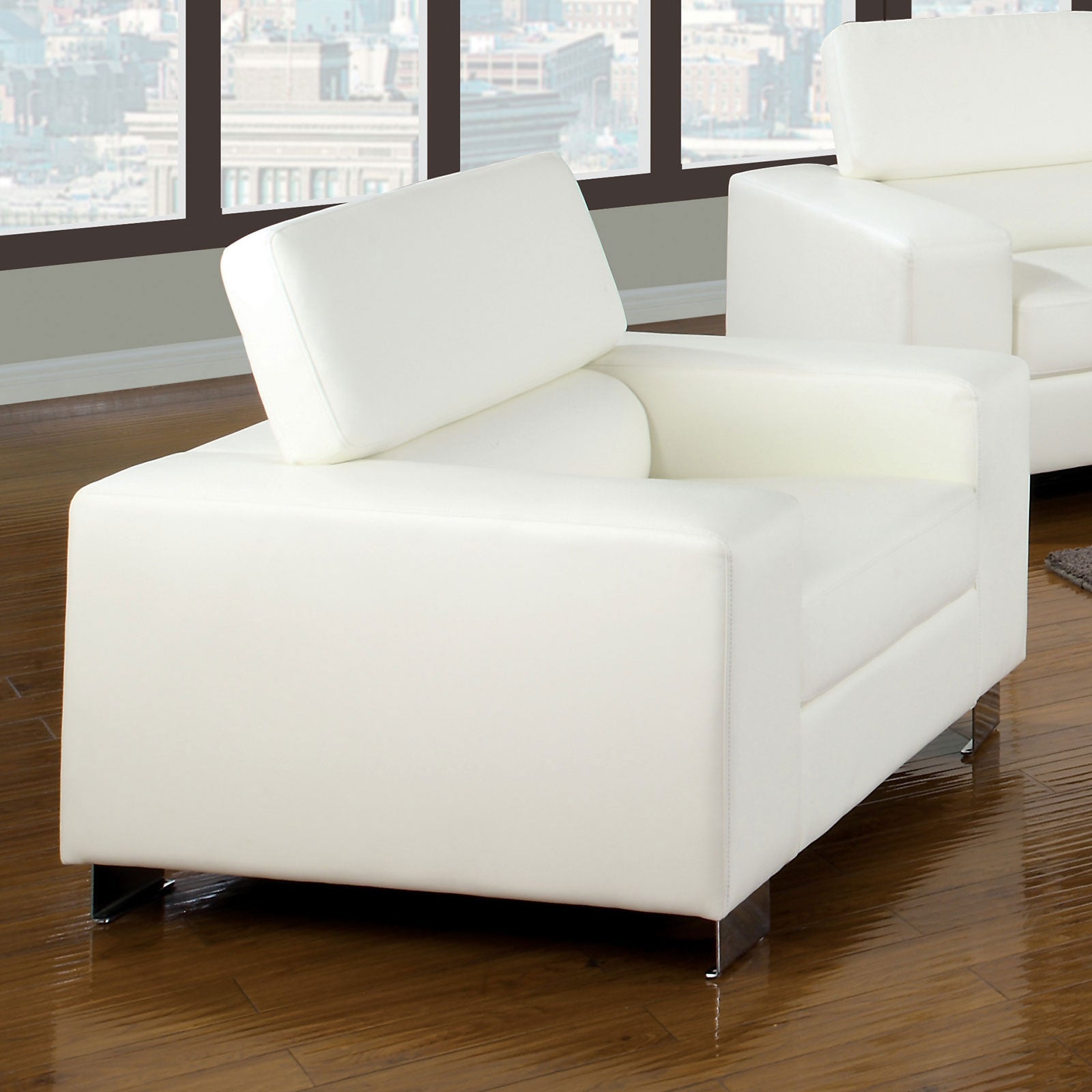 Makri White Chair, White FOA East