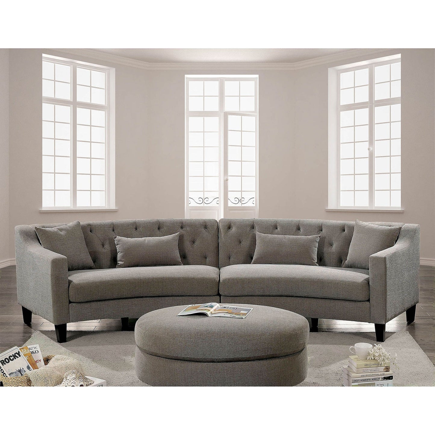 SARIN Warm Gray Sectional FOA East