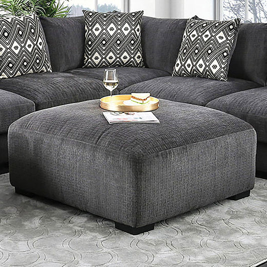 Kaylee Gray Ottoman FOA East