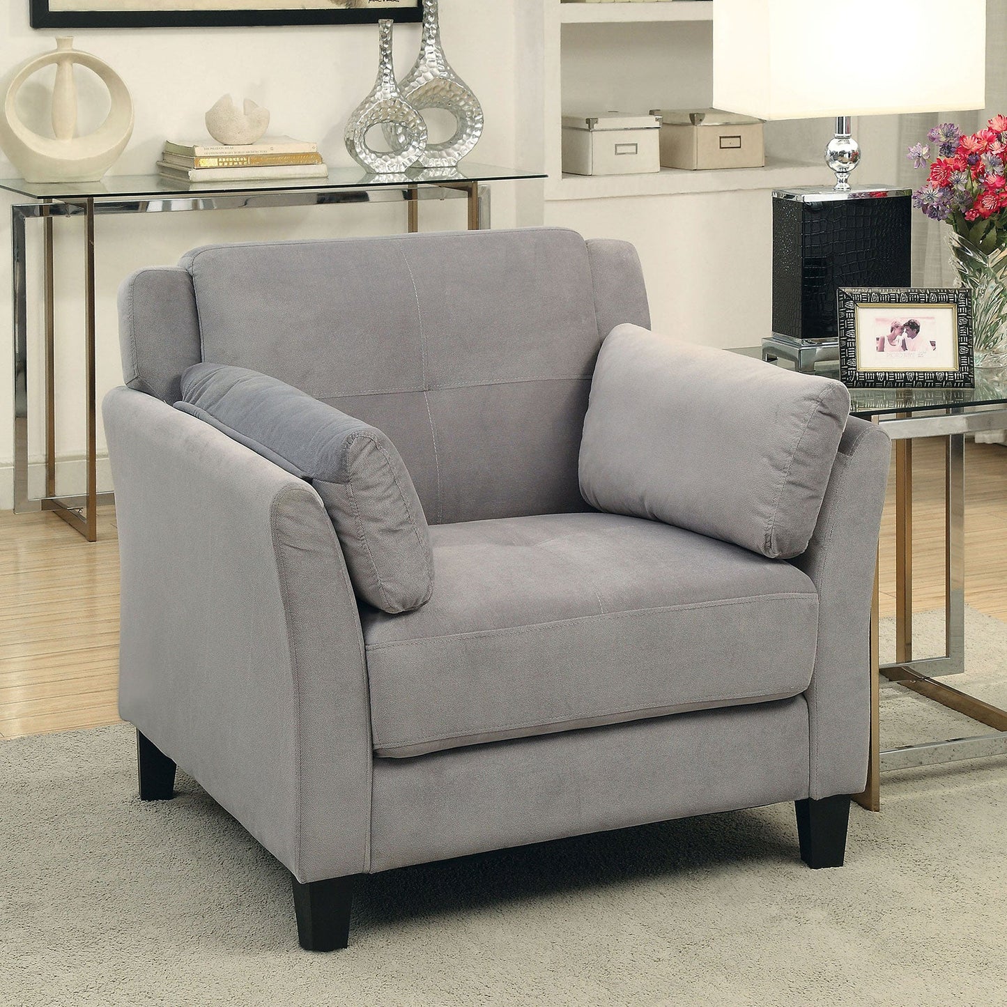 YSABEL Warm Gray Chair, Warm Gray (K/D) FOA East