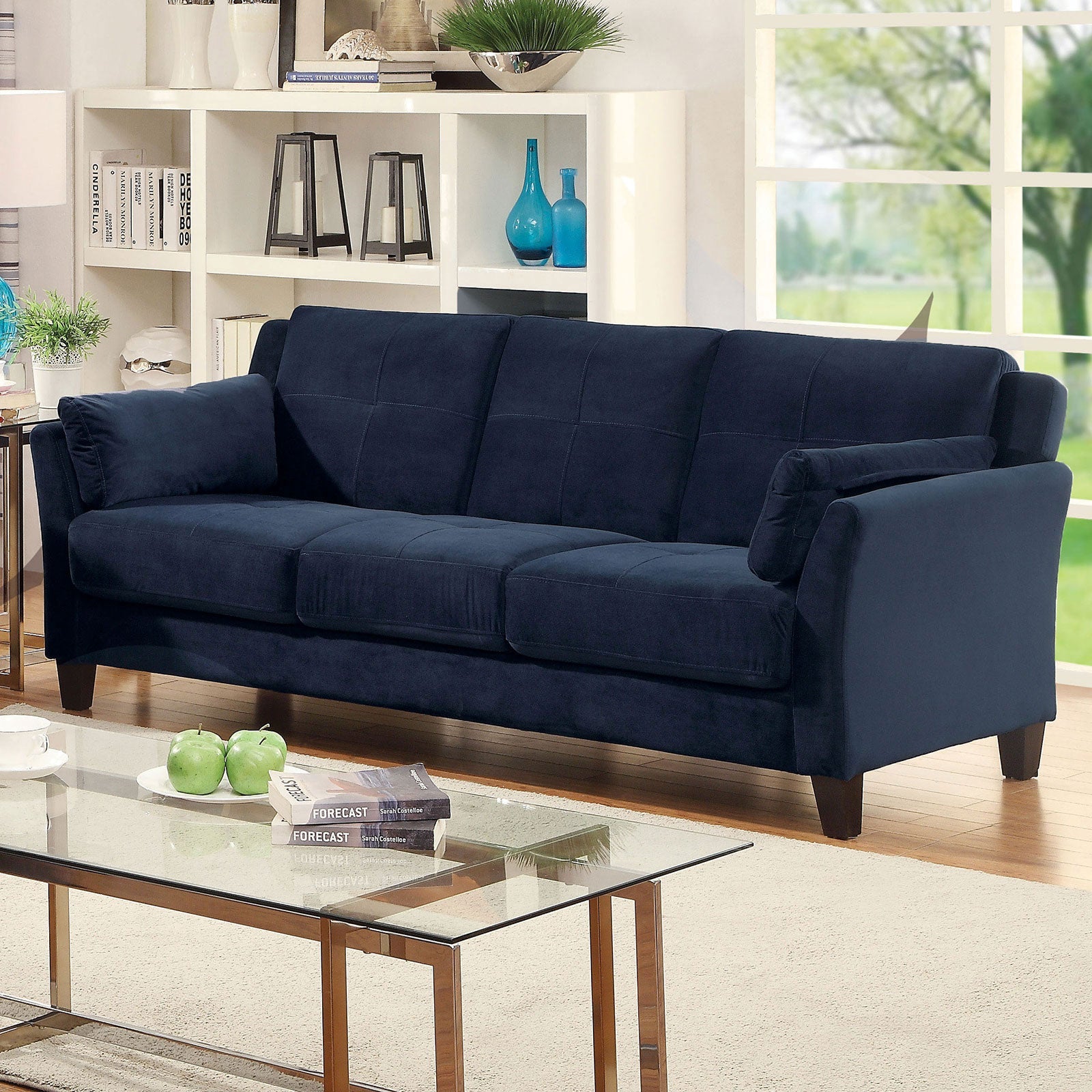 YSABEL Navy Sofa, Navy (K/D) FOA East