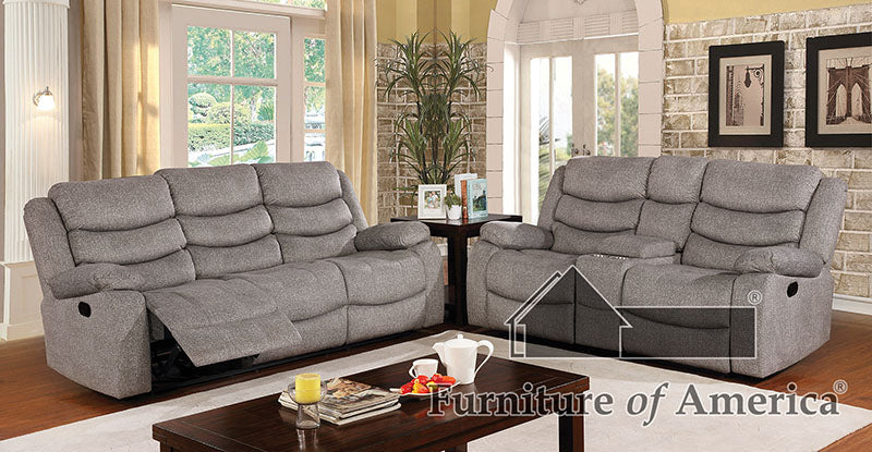 Castleford Gray Sofa + Love Seat FOA East