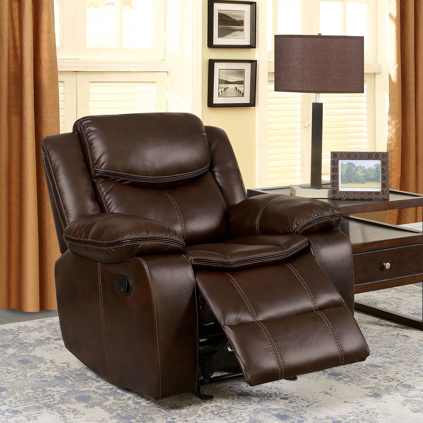 Pollux Brown Recliner FOA East