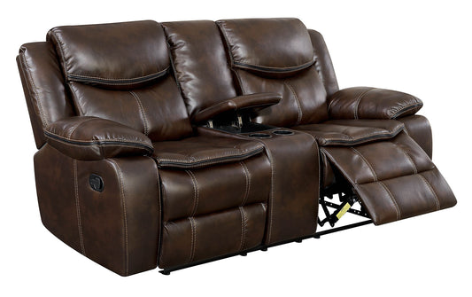 Pollux Brown Love Seat FOA East