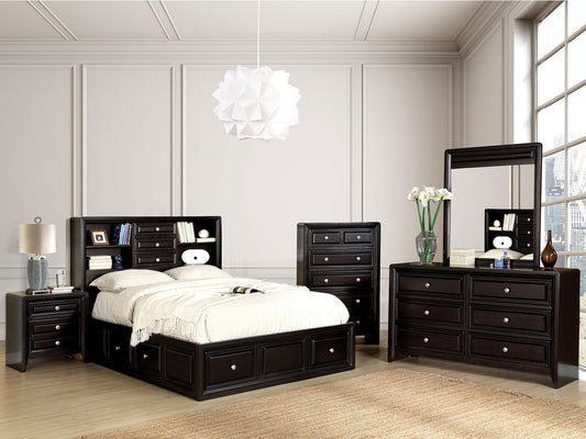 Yorkville Espresso 5 Pc. Queen Bedroom Set w/ 2NS FOA East