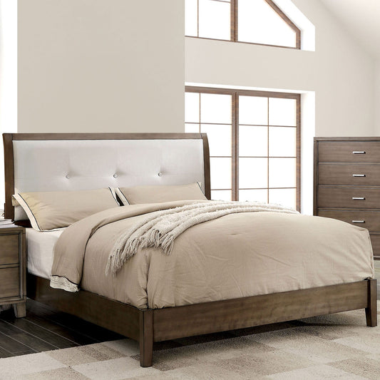 ENRICO I Gray Queen Bed FOA East