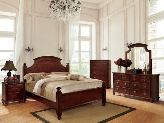 Gabrielle II Cherry 4 Pc. Queen Bedroom Set FOA East