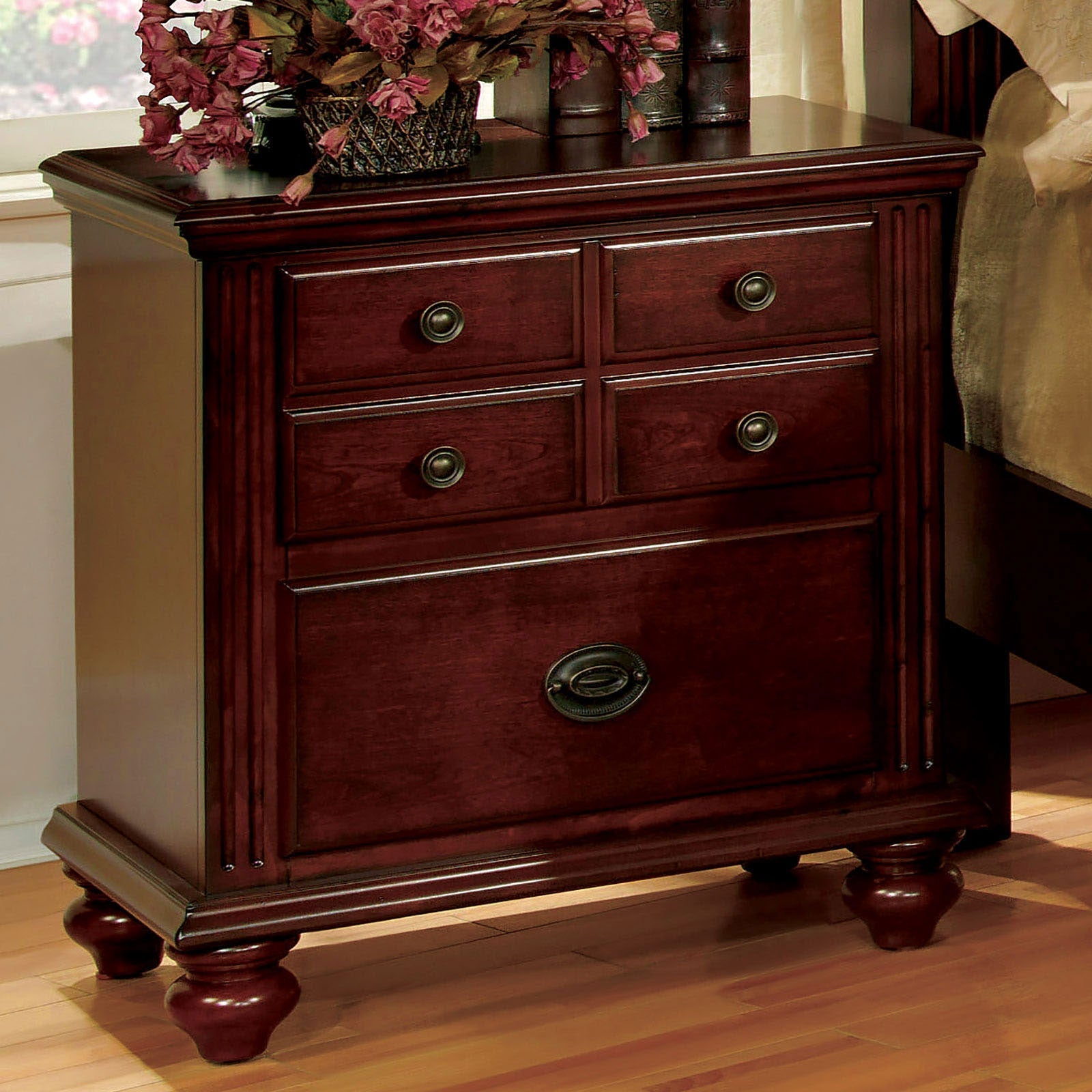 Gabrielle II Cherry Night Stand FOA East