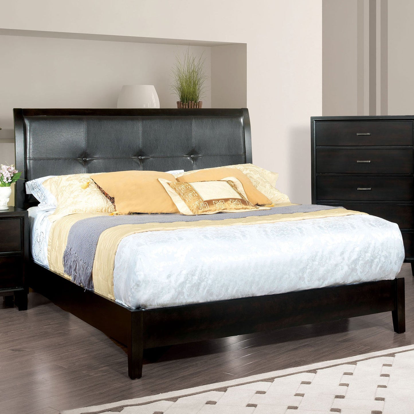 Enrico I Espresso Queen Bed FOA East