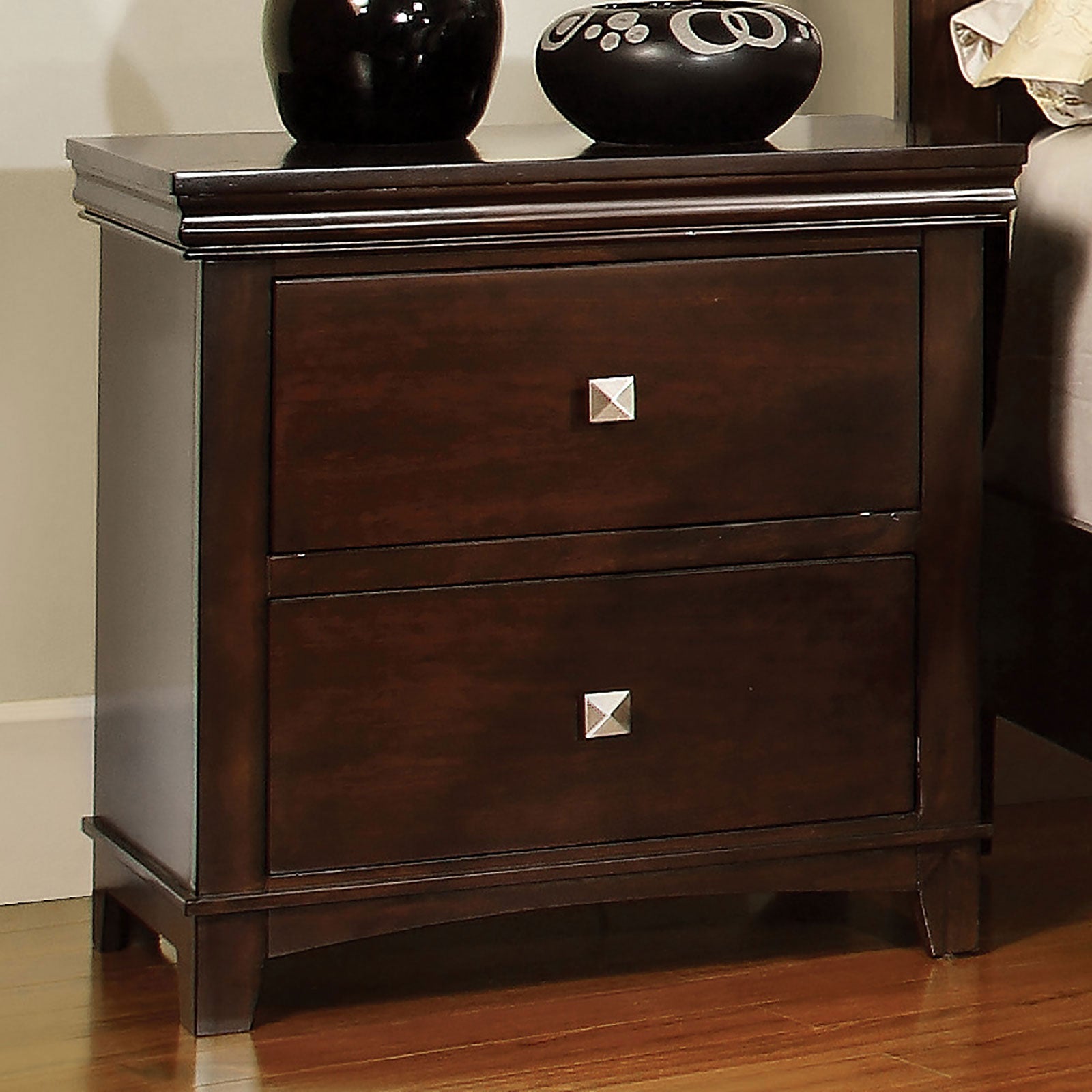 Spruce Brown Cherry Night Stand FOA East