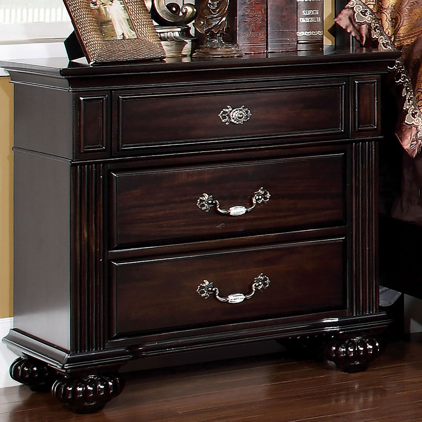 Syracuse Dark Walnut Night Stand FOA East