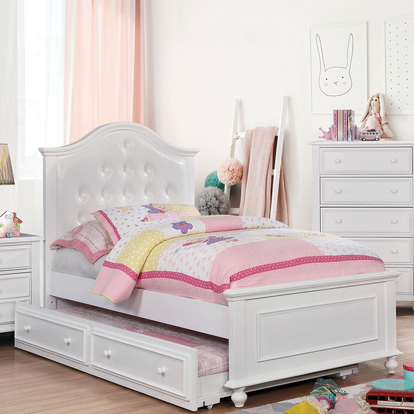 OLIVIA White Full Bed FOA East