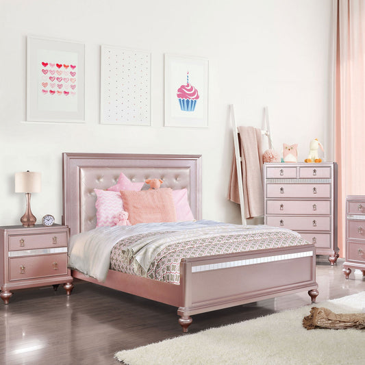 Ariston Rose Pink Queen Bed FOA East