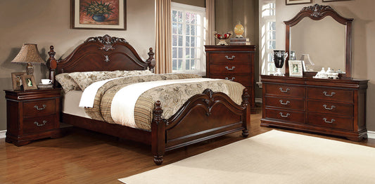 Mandura Cherry 5 Pc. Queen Bedroom Set w/ 2NS FOA East