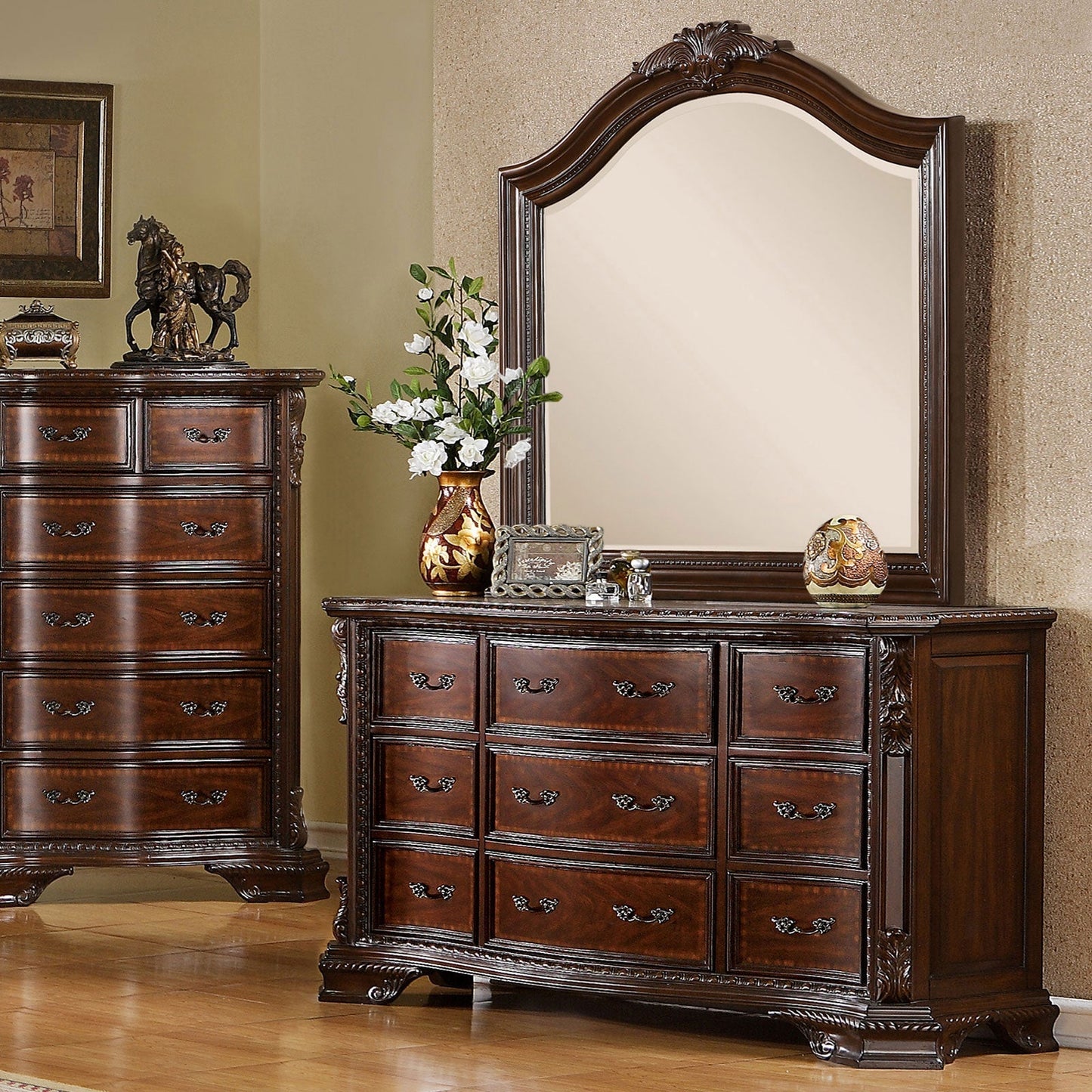 Monte Vista I Brown Cherry Dresser FOA East
