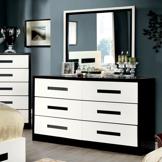 Rutger White/Black Dresser FOA East