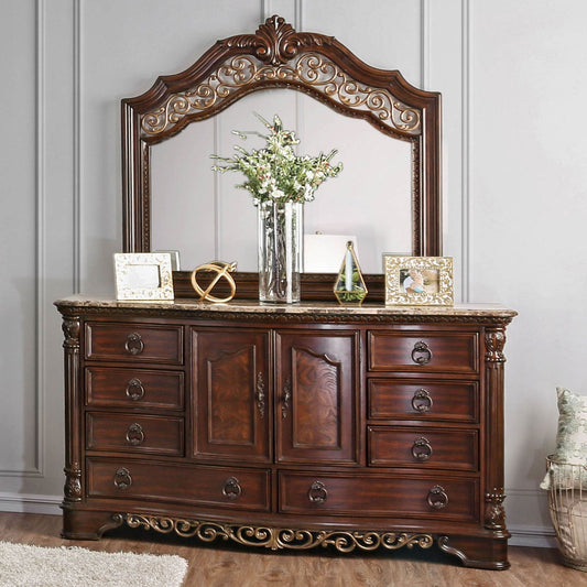 Menodora Brown Cherry Dresser FOA East