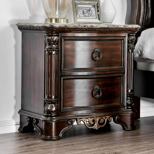 Menodora Brown Cherry Night Stand FOA East