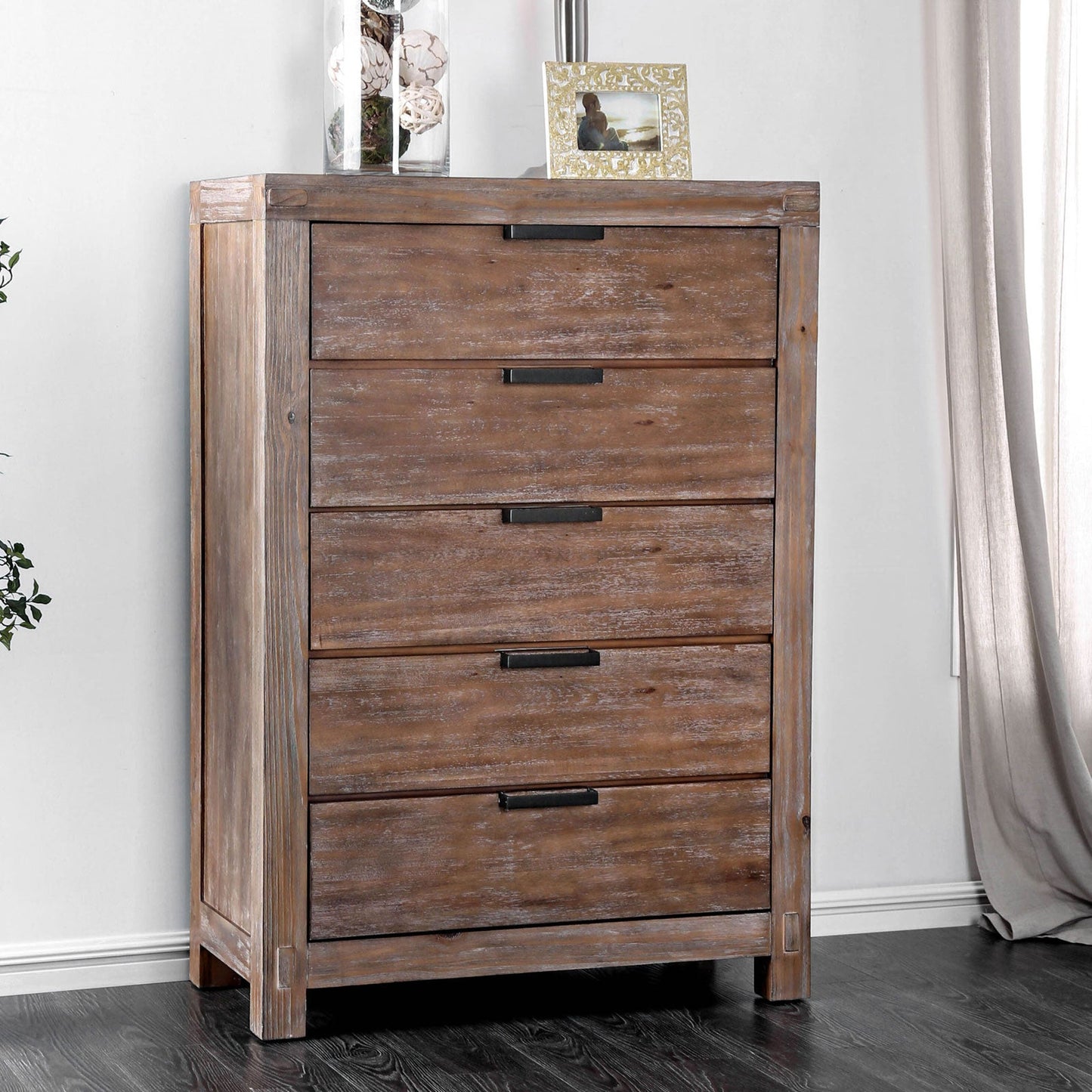 Wynton Weathered Light Oak Chest FOA East