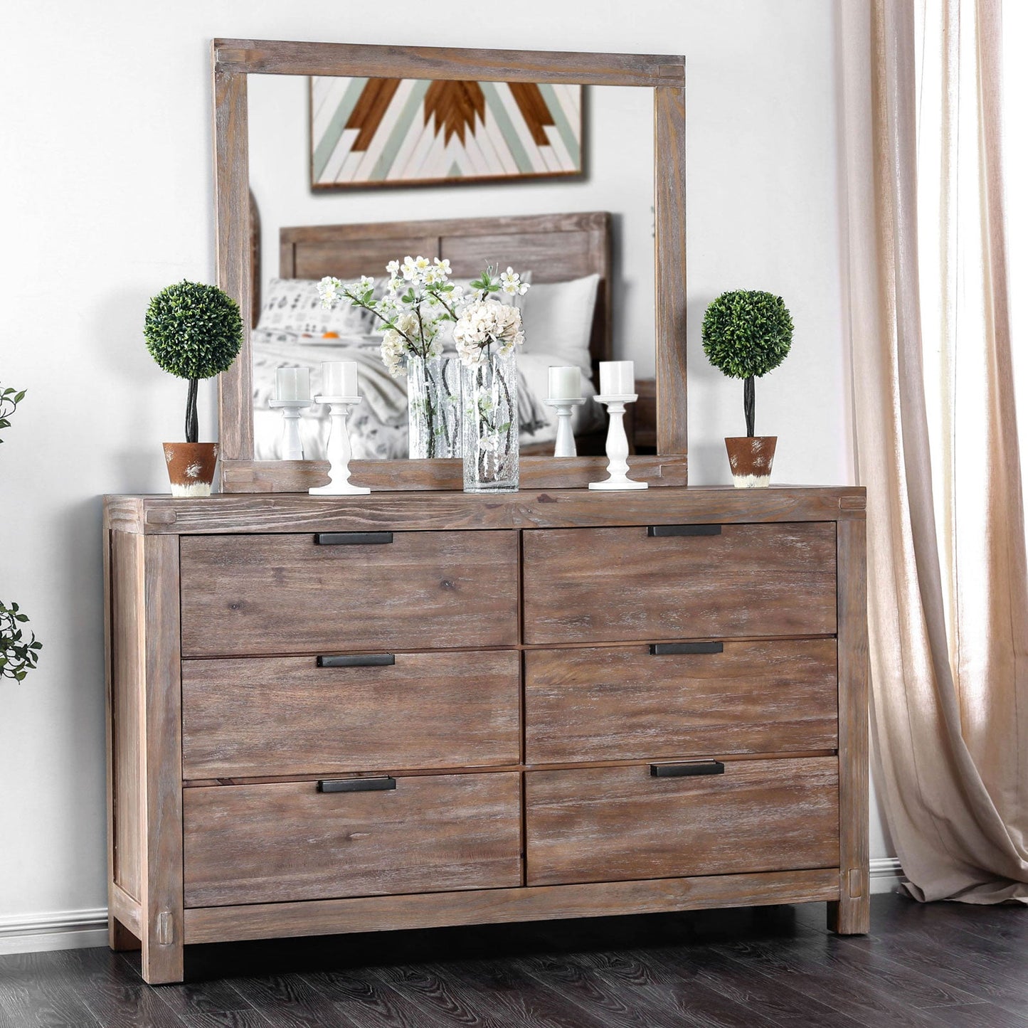 Wynton Weathered Light Oak Dresser FOA East