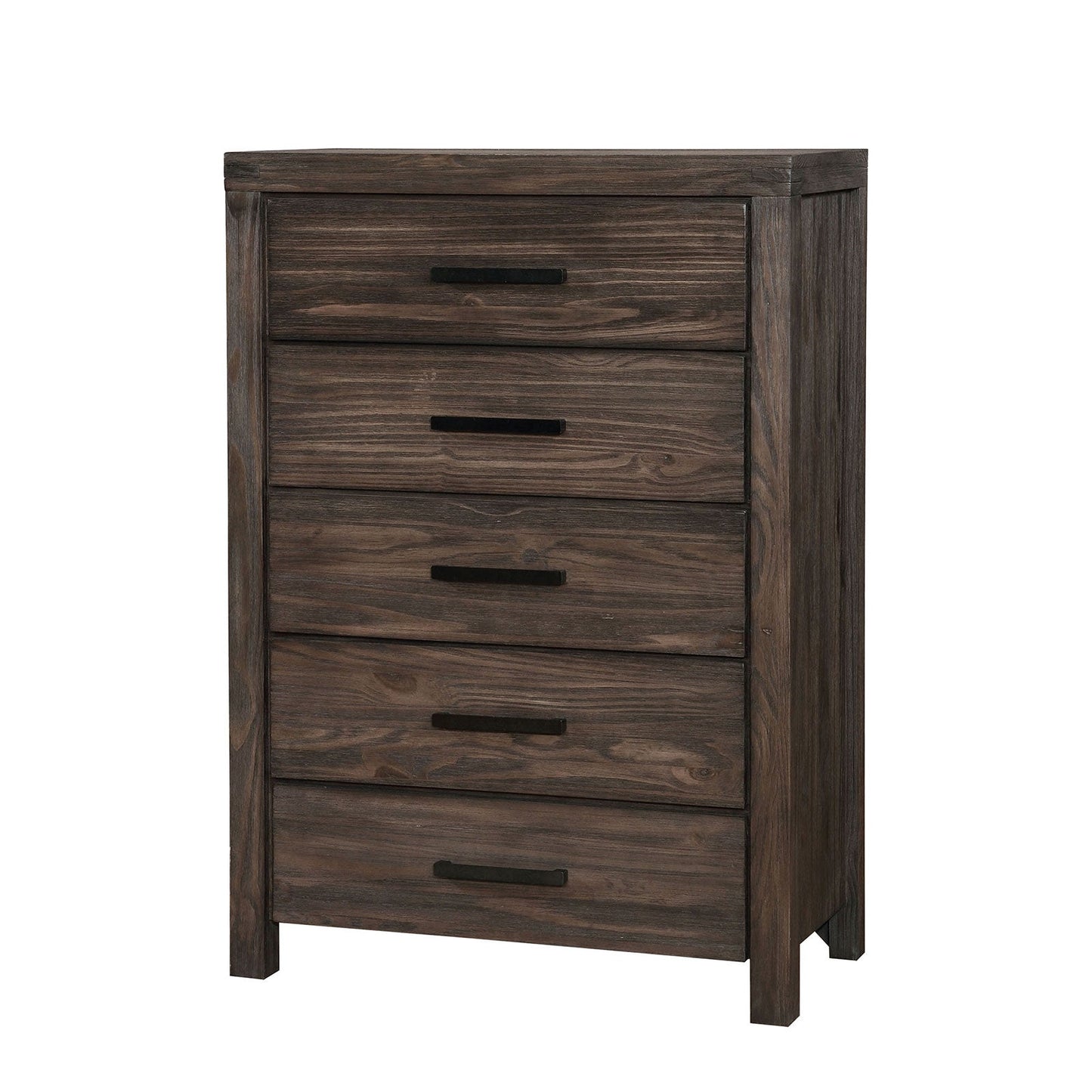 Rexburg Wire-Brushed Rustic Brown Chest FOA East