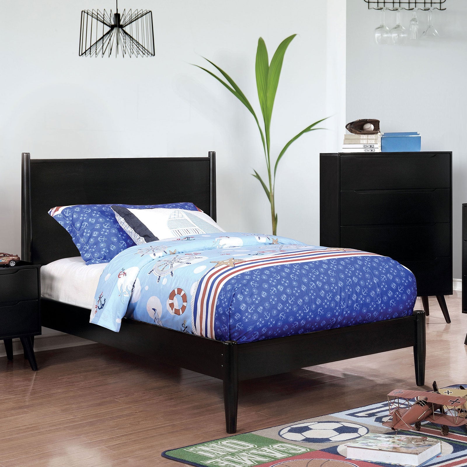 LENNART II Black Twin Bed FOA East