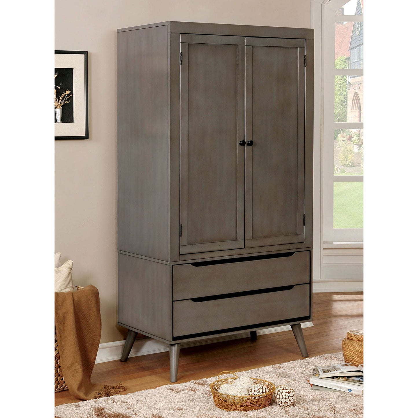 LENNART Gray Armoire FOA East