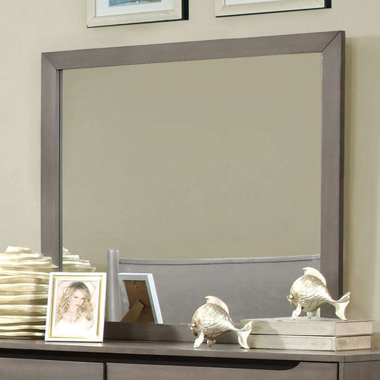 Lennart Gray Rectangular Mirror FOA East