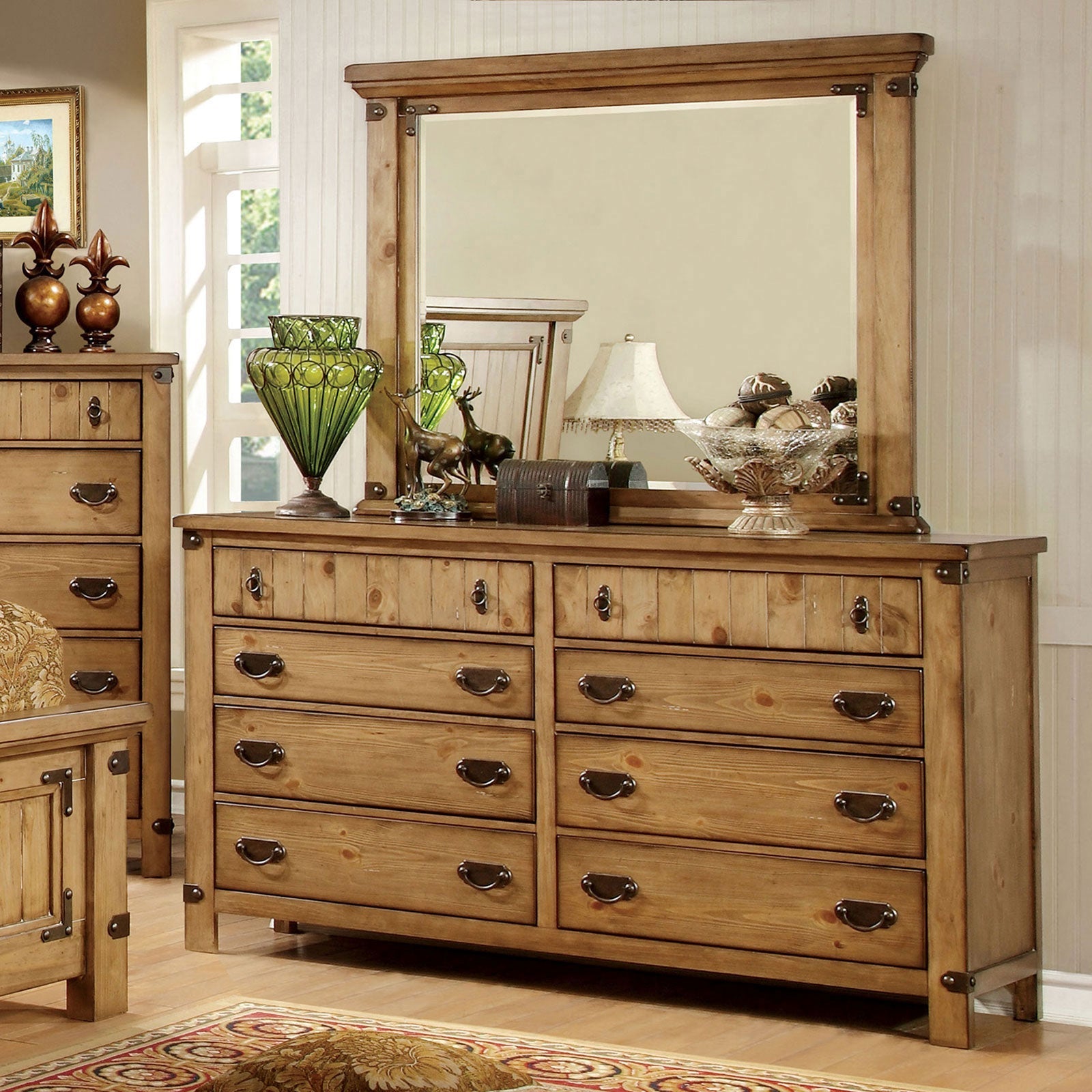 PIONEER Weathered Elm Dresser FOA East