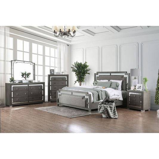 Jeanine Gray 5 Pc. Queen Bedroom Set w/ 2NS FOA East