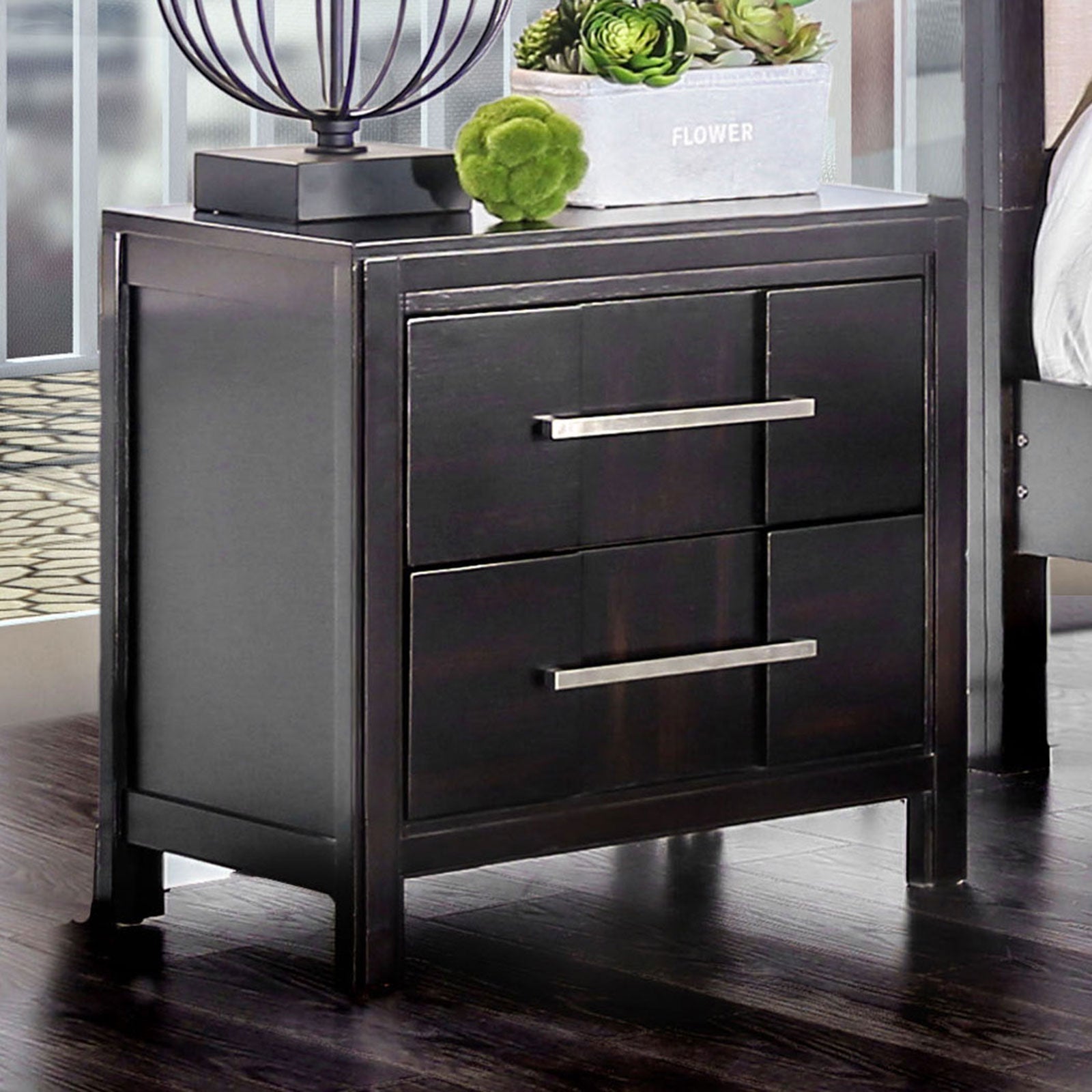 Berenice Espresso Night Stand FOA East