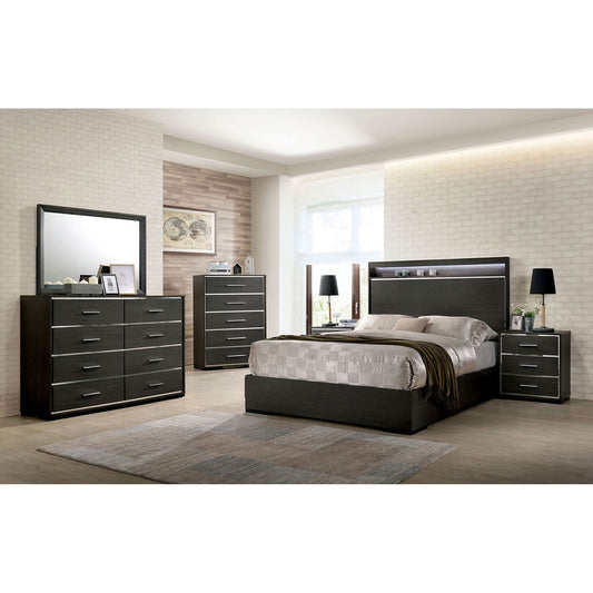 Camryn Warm Gray 4 Pc. Queen Bedroom Set FOA East