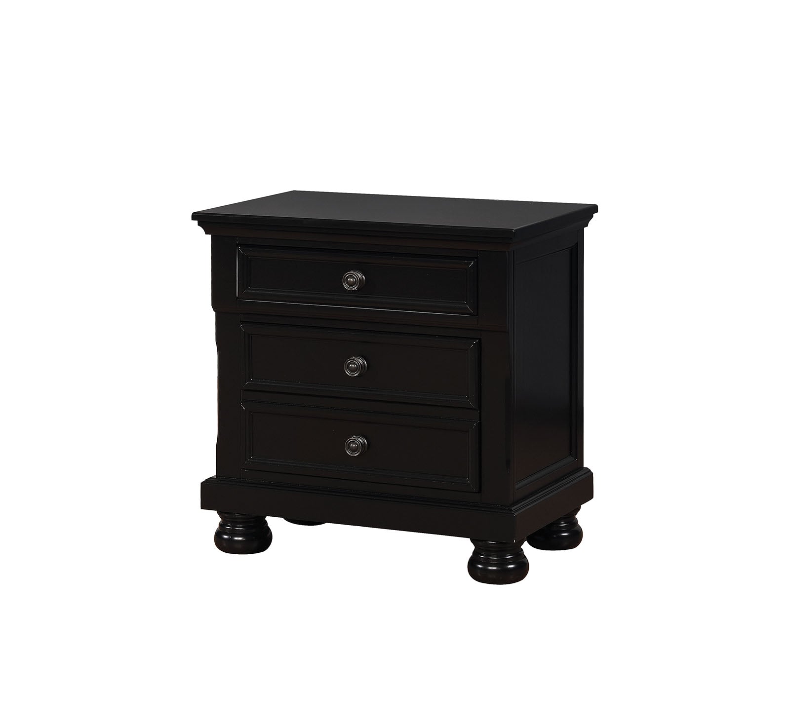 Castor Black Night Stand FOA East